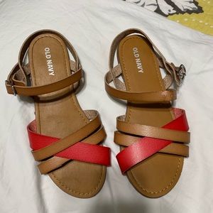 Used twice Girl sandals